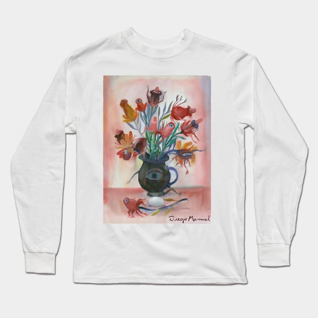 Fantastic vase 2 by Diego Manuel. Long Sleeve T-Shirt by diegomanuel